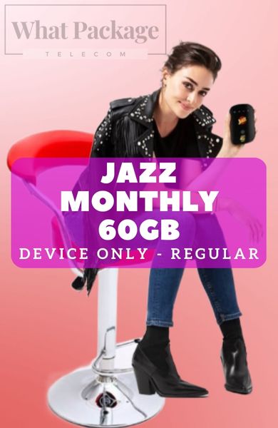 Jazz Monthly 60 GB Package Code