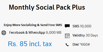 Telenor Monthly Social Pack Plus Codes