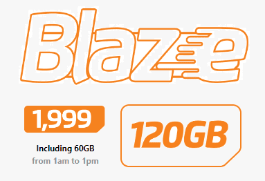 Ufone Blaze 120GB Subscribe Code and Details