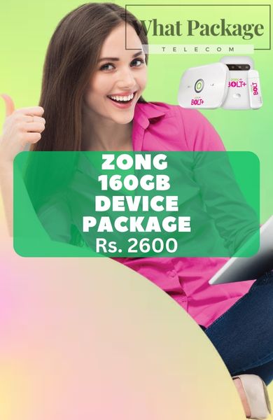 Zong MBB Package 160GB Code