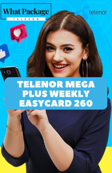 Telenor Easycard 200 – Mega Plus Weekly Easycard
