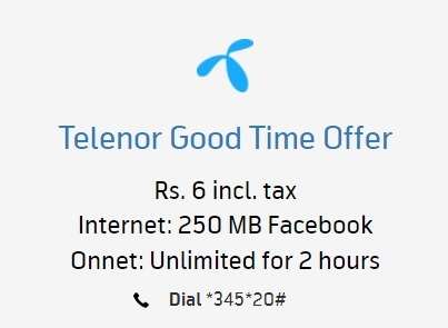 Telenor Good Time Offer Code – Hourly Call Package