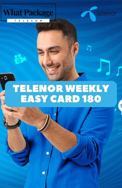 Telenor Weekly EasyCard 180 Code and Details