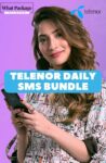 Telenor 1 Day SMS Package Code and Price