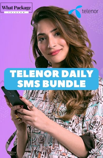 Telenor 1 Day SMS Package Code and Price