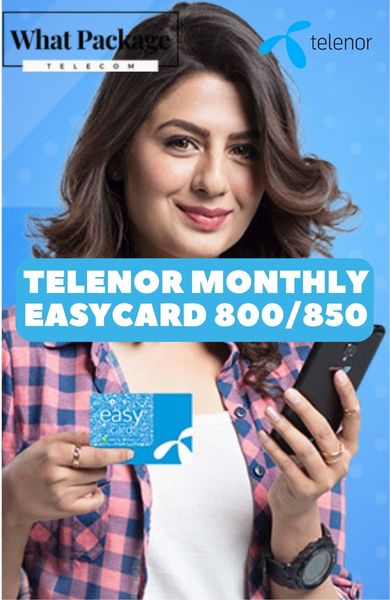 Telenor Monthly Easycard 800850 Code Price and Details