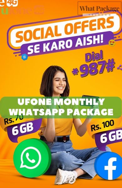 Ufone Monthly WhatsApp Offer/Package Code