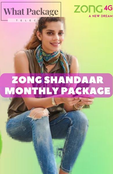 Zong Shandaar Monthly Package Code Price and Details