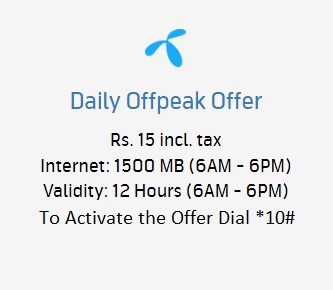 Telenor internet package for one day