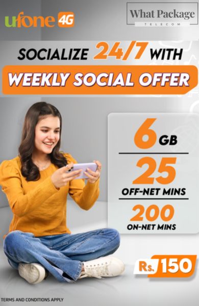 Ufone Social Weekly Package Code