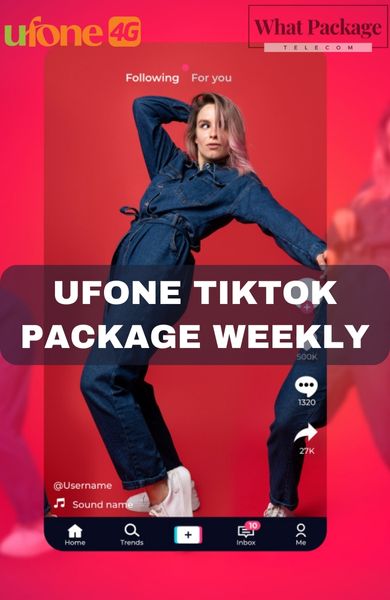 Ufone Tiktok Package Code Weekly