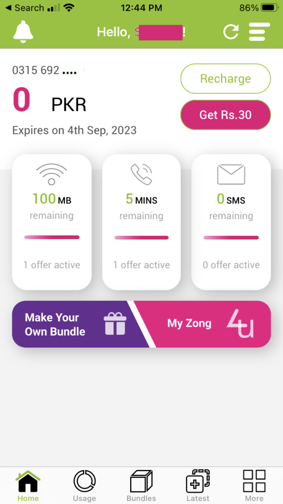 How to Check My Zong Number Online Via My Zong App