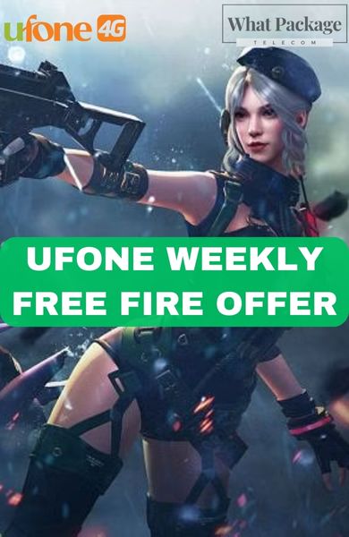 Ufone Weekly Free Fire Offer Code